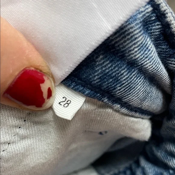 Rag&bone Aurora wide leg Blue Women's pleated trouser Jeans- nwt - Picture 6 of 7